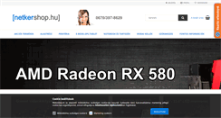 Desktop Screenshot of netkershop.hu